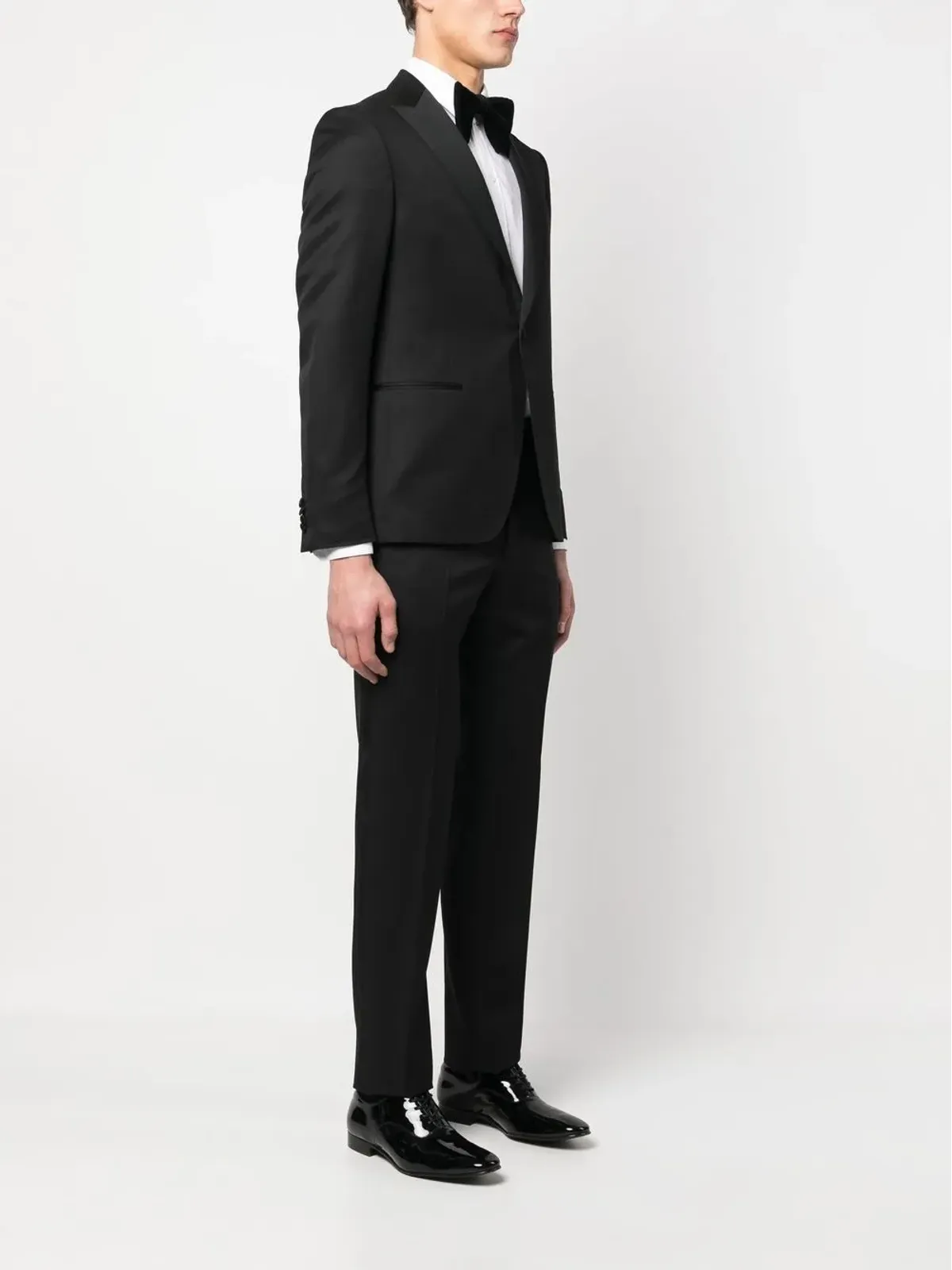 Zegna シングルブレストスーツ - ブラック - 画像3