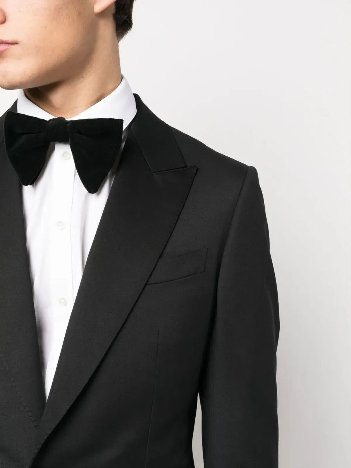 Zegna シングルブレスト ウールスーツ - ブラック - 画像5