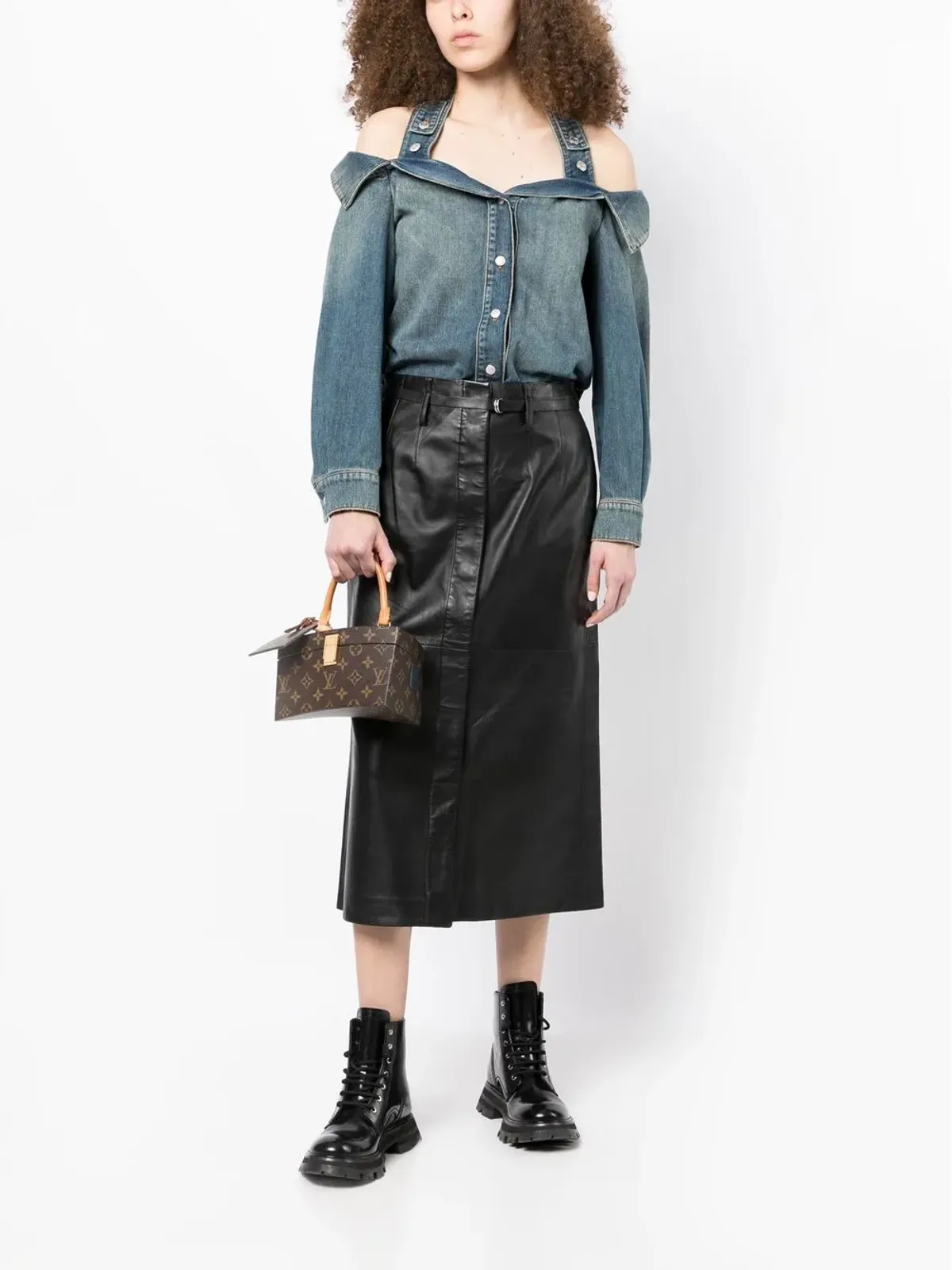 Louis Vuitton Pre-Owned 2014年 モノグラム ツイステッド ツーウェイ バッグ - ブラウン - 画像2