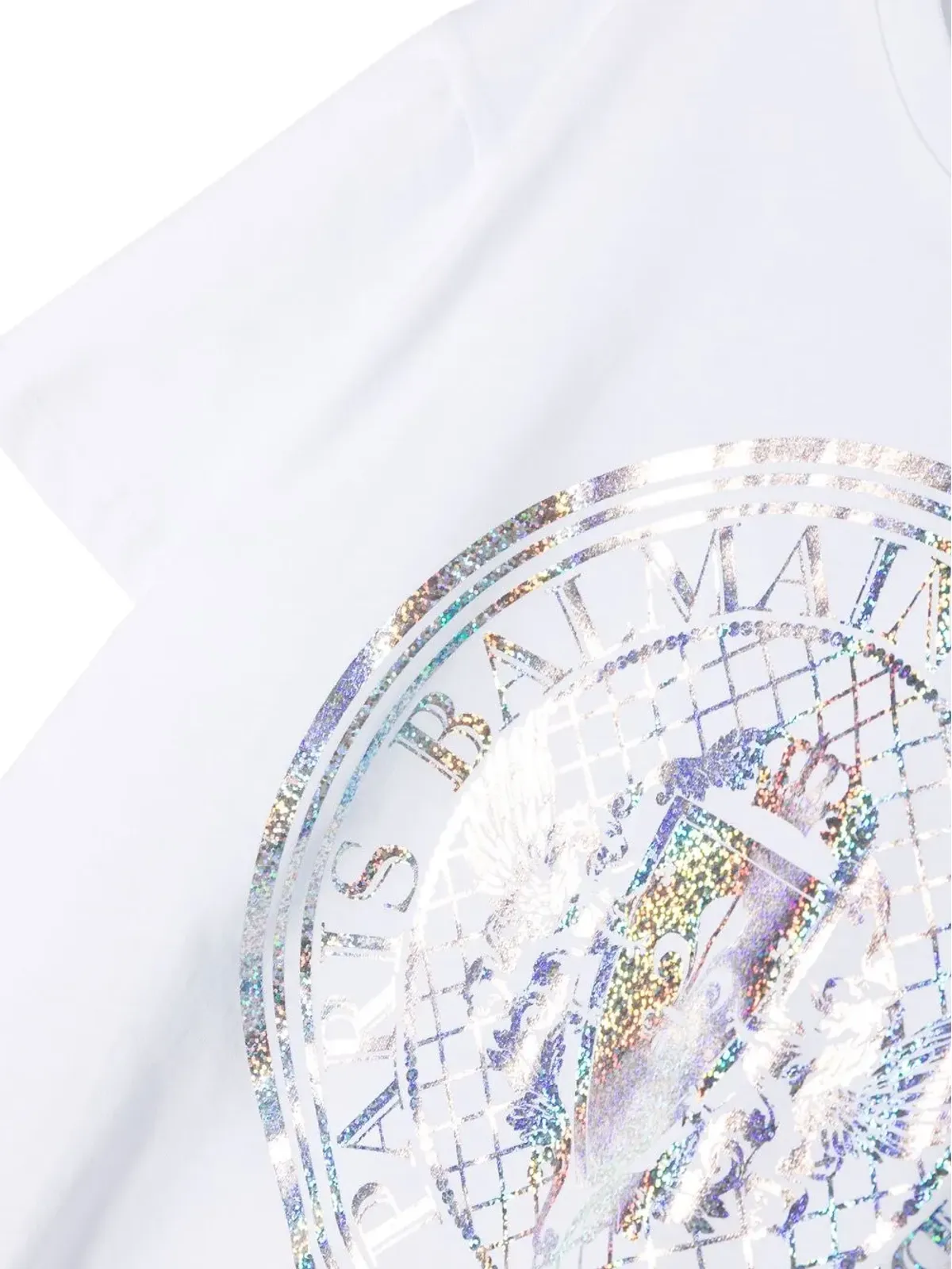 Balmain Kids ロゴプリント半袖Tシャツ - ホワイト - 画像3