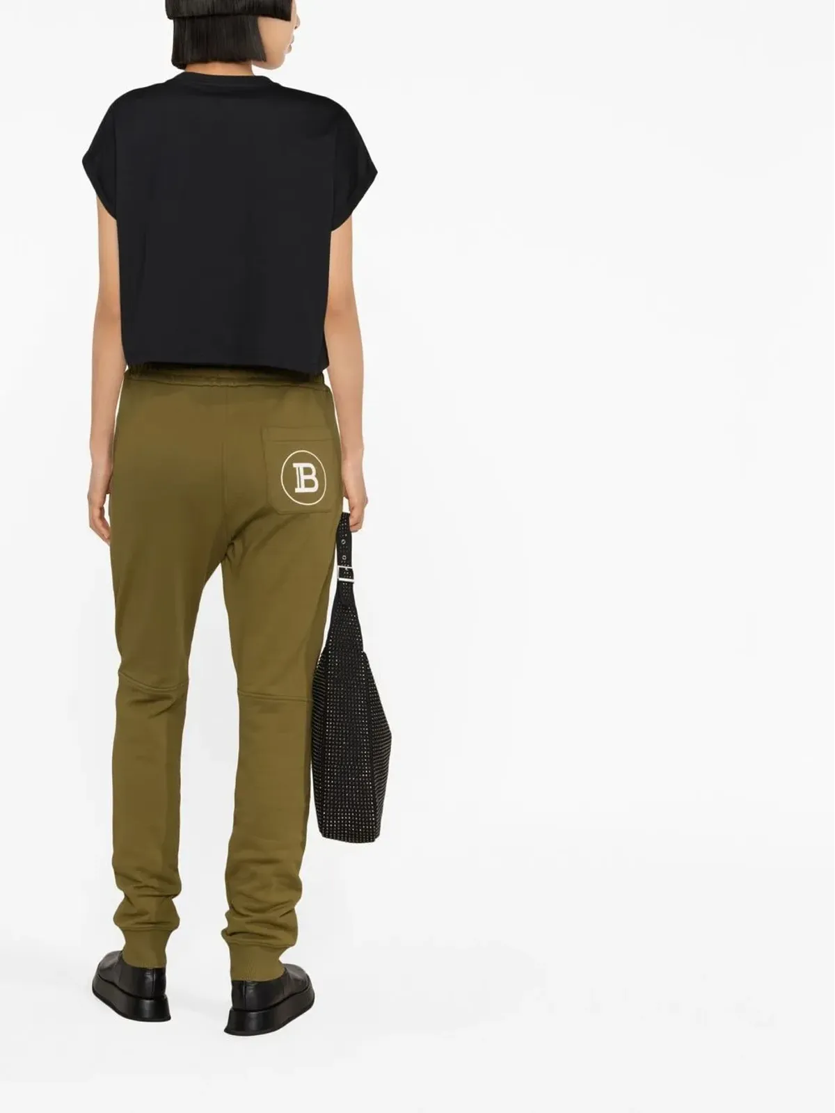 Balmain パネルデザインのスリムカット・トラックパンツ - 画像4