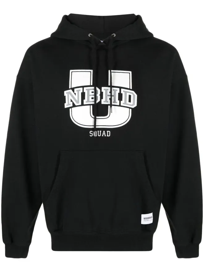 Neighborhood Neighborhood ロゴプリント コットン フーディの商品画像