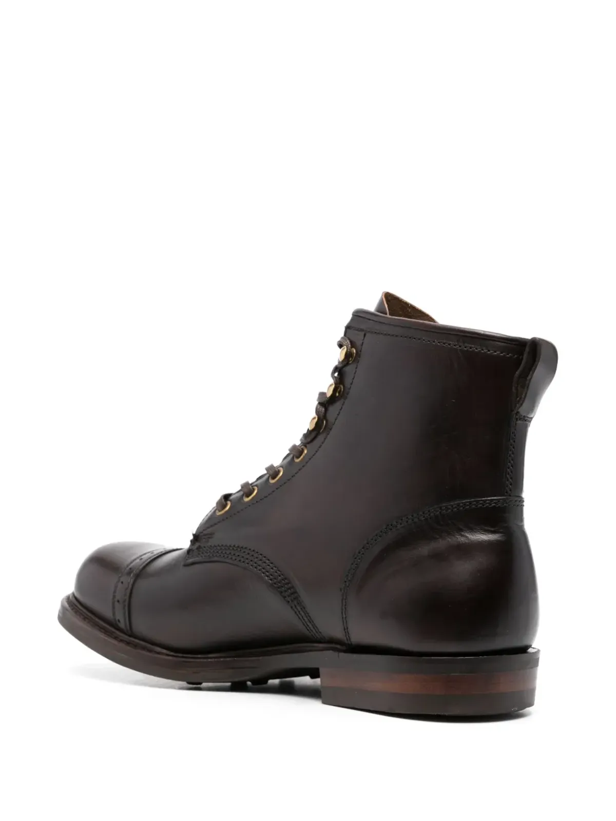 Ralph Lauren RRL ボウリー レースアップ レザー ブーツ - 画像3