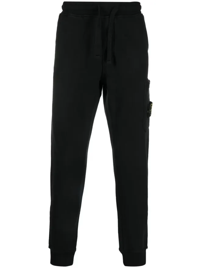 Stone Island Stone Island コンパスパッチ トラックパンツ ブラックの商品画像