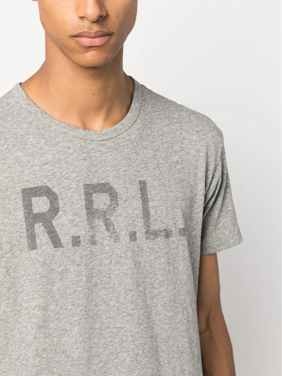 Ralph Lauren RRL ロゴプリント コットンTシャツ - 画像5