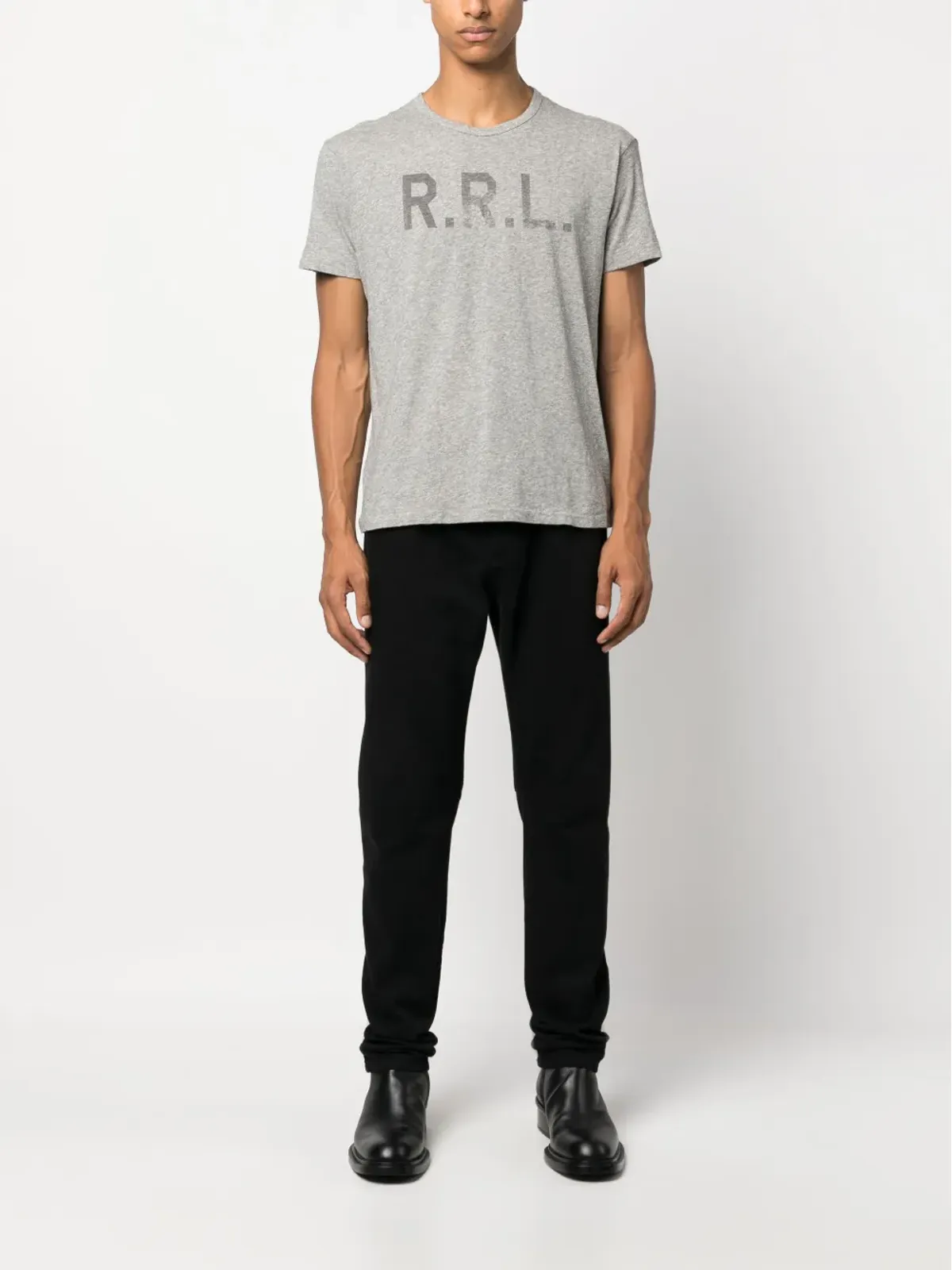 Ralph Lauren RRL ロゴプリント コットンTシャツ - 画像2