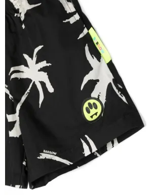 Barrow kids グラフィックプリント エラスティックショーツ - サムネイル2