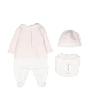 Fendi Kids 刺繍ロゴ入りベビーロンパースセット - サムネイル2