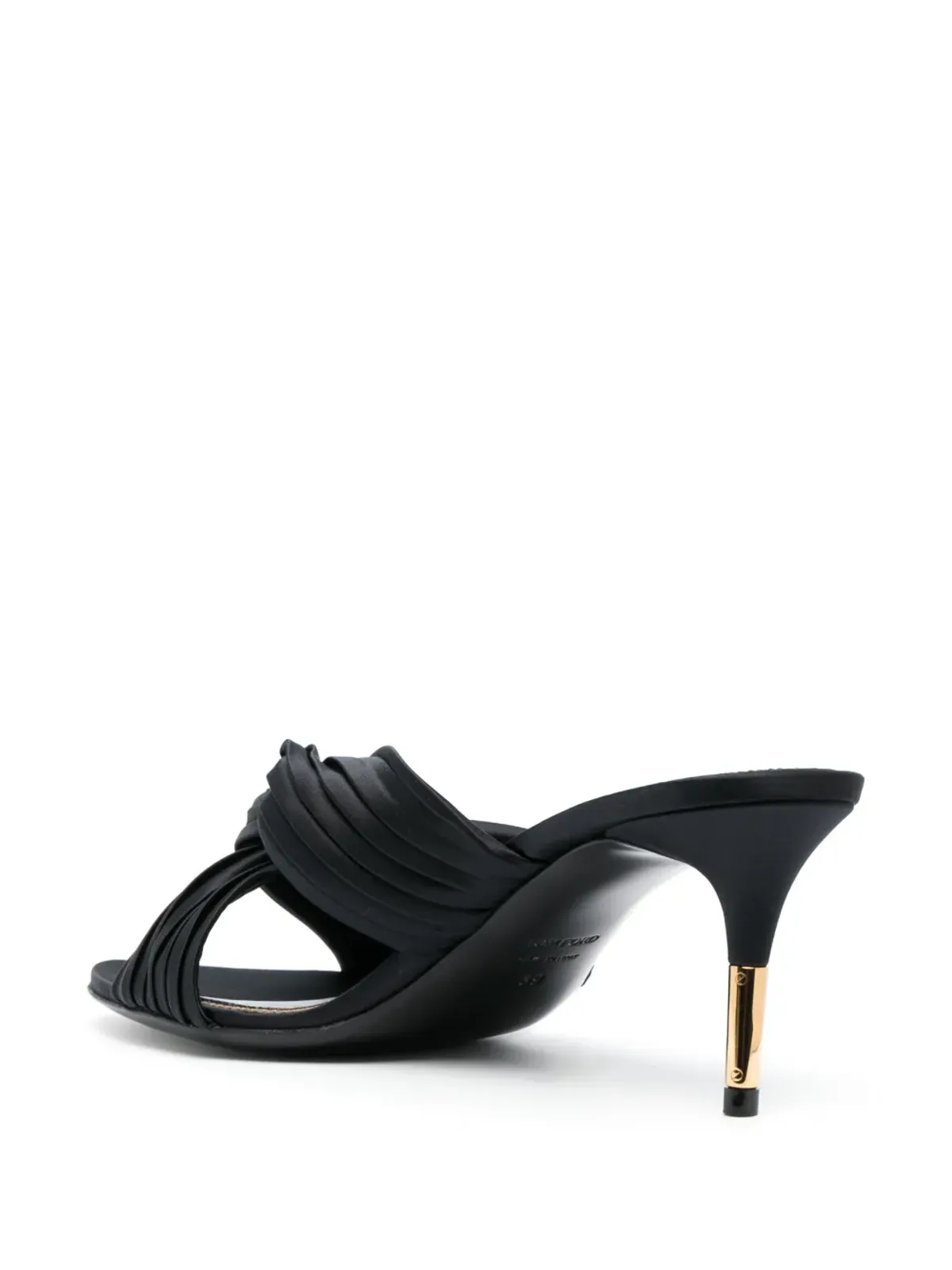 TOM FORD ノットディテールプリーツサンダル - 画像3