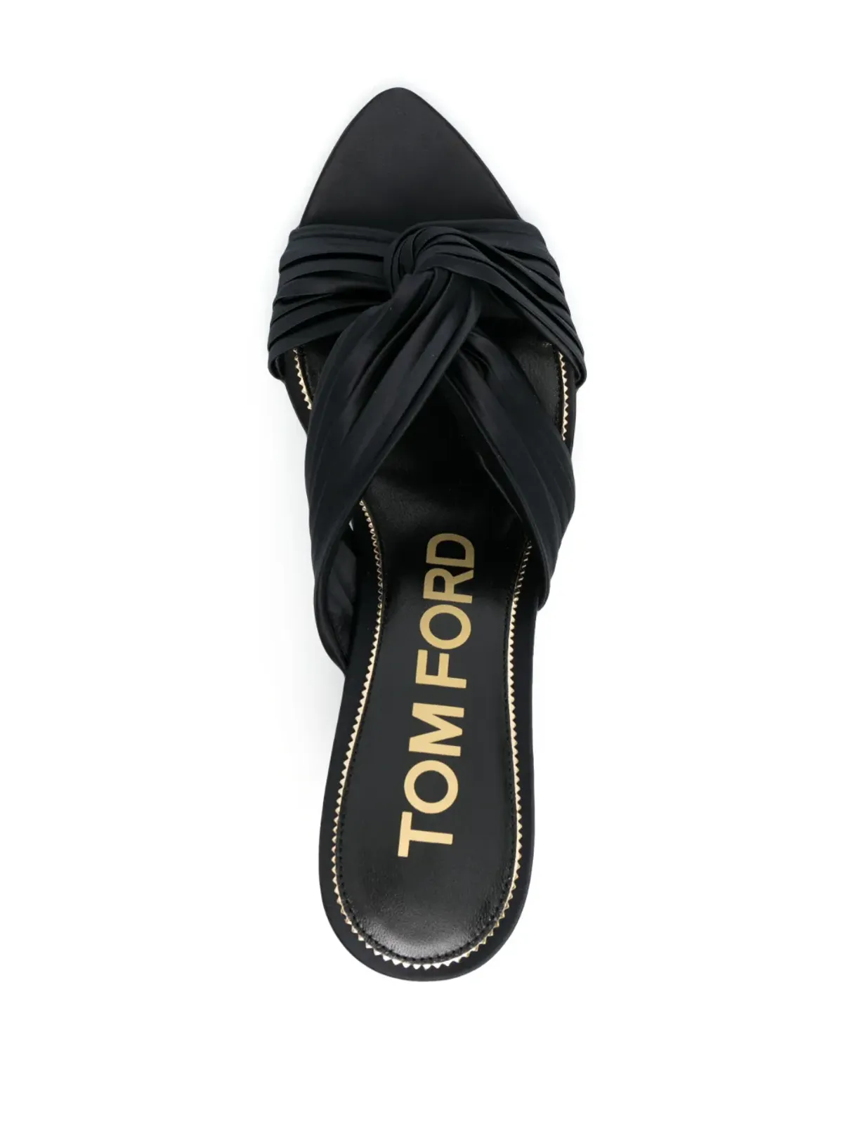 TOM FORD ノットディテールプリーツサンダル - 画像4