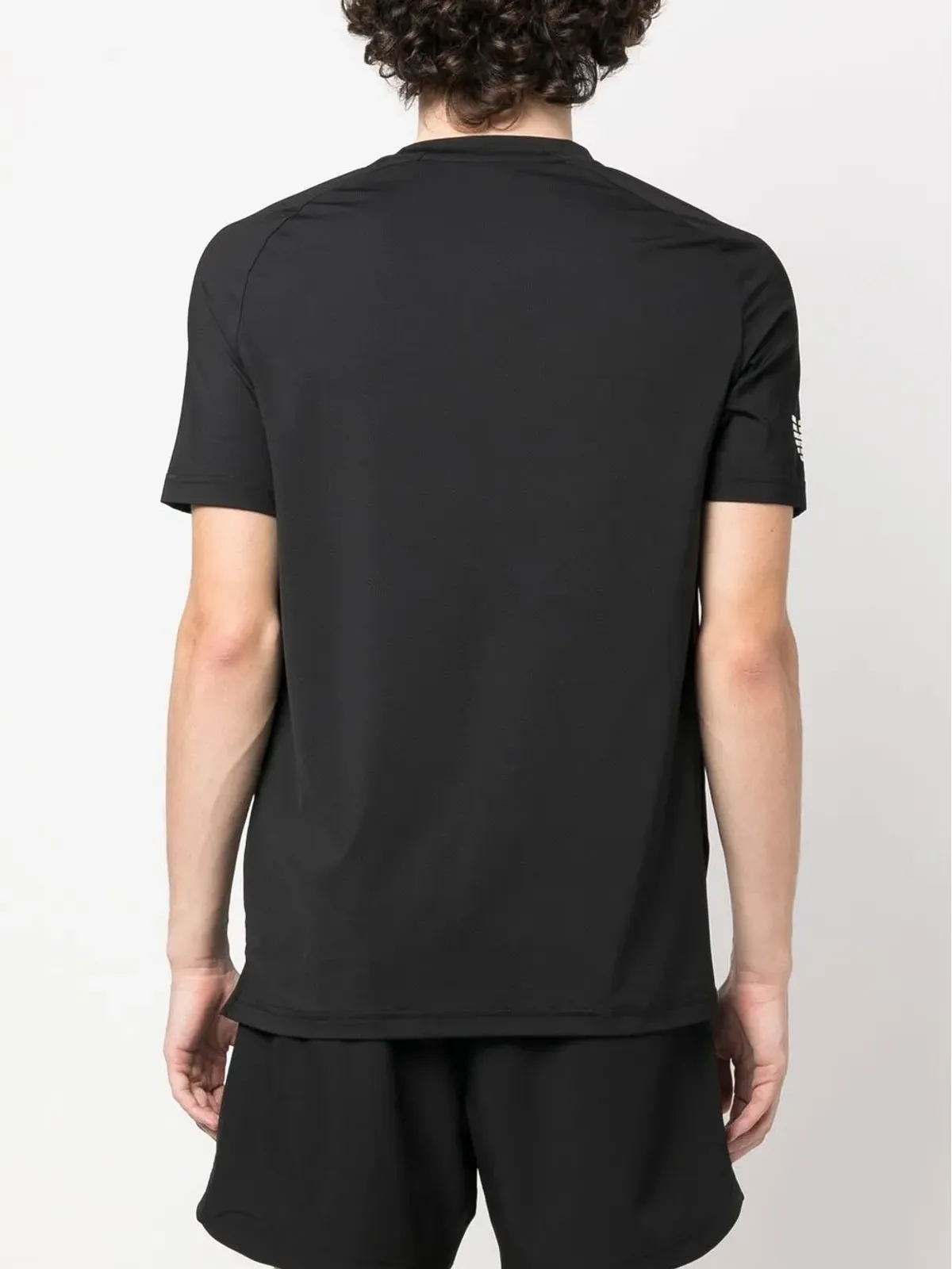 Ea7 Emporio Armani ロゴプリント コットン Tシャツ - 画像4