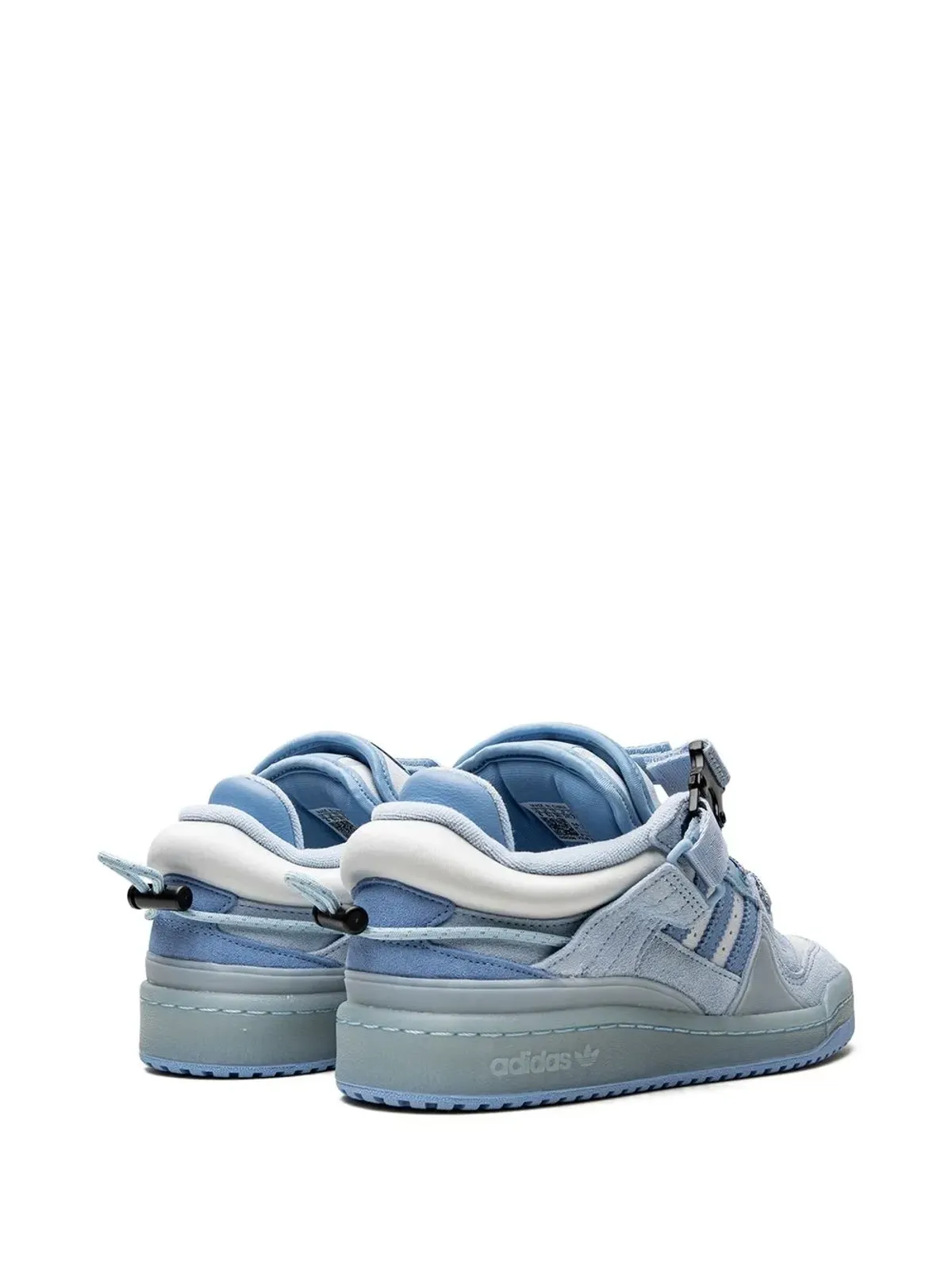 adidas Kids x Bad Bunny Forum Buckle Low ブルー テイント スニーカー - 画像3