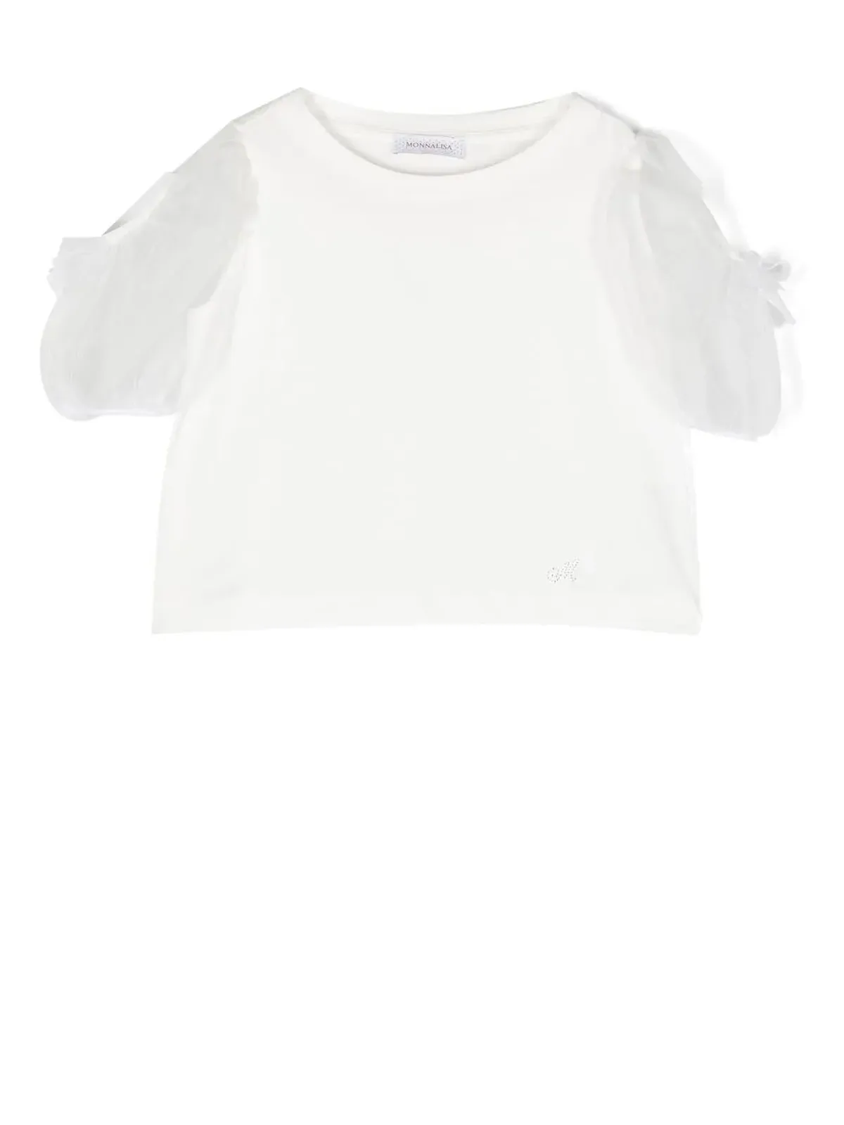 Monnalisa ショートパフスリーブTシャツ - 画像1