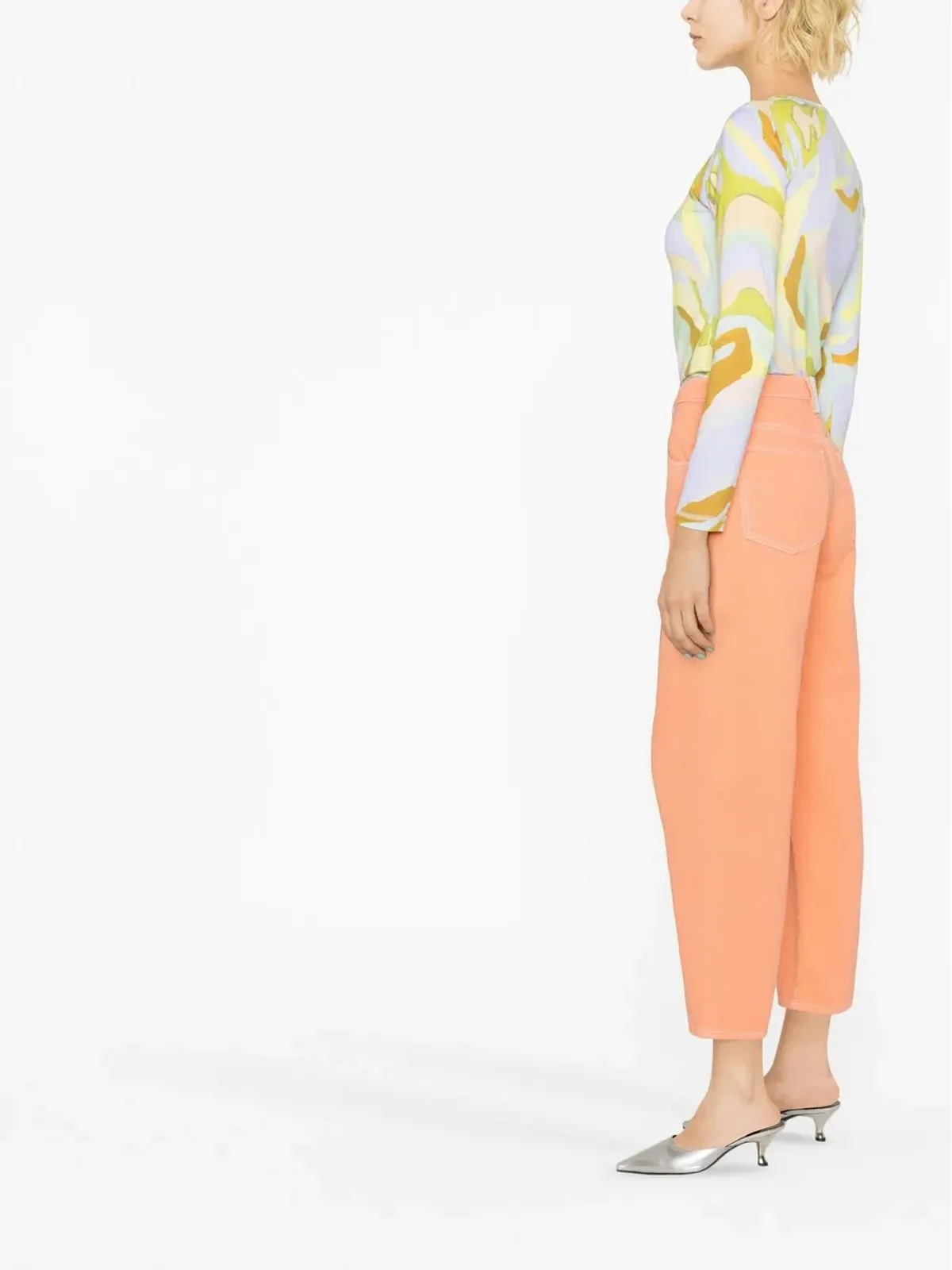 MSGM デニム ストレートジーンズ - 画像4