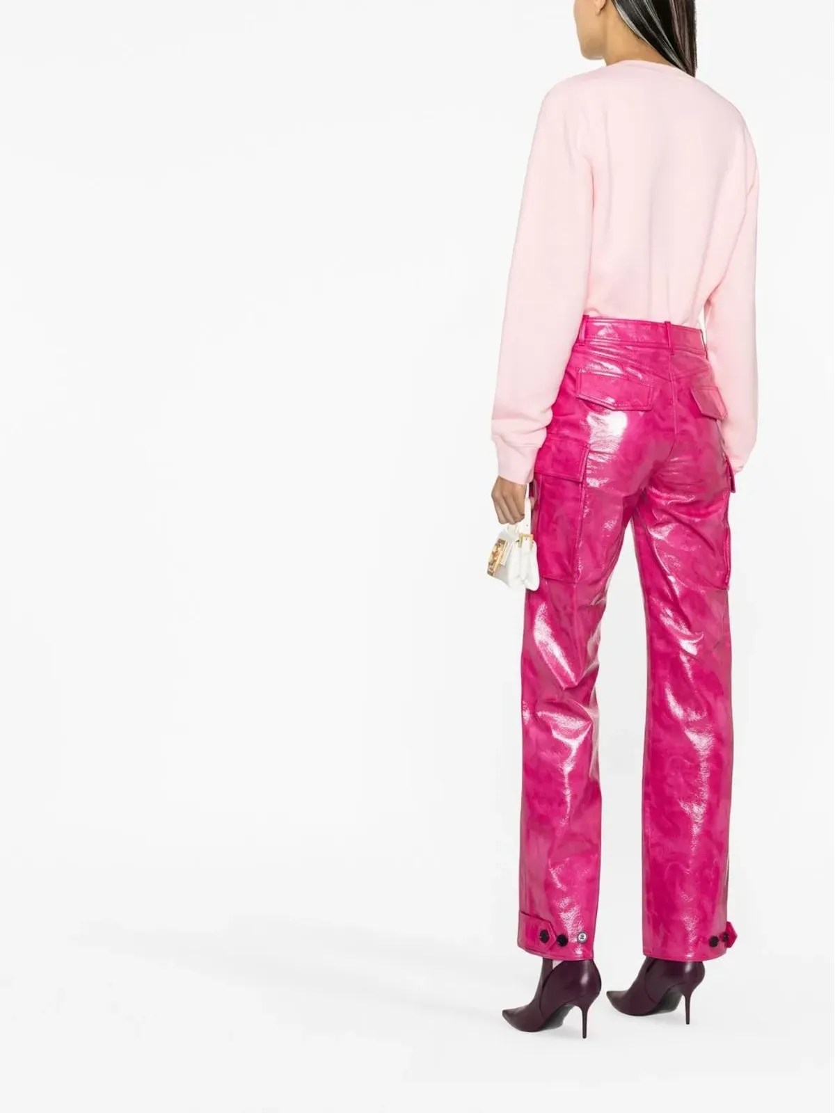 Palm Angels ベアプリント オーガニックコットン スウェットシャツ - 画像3