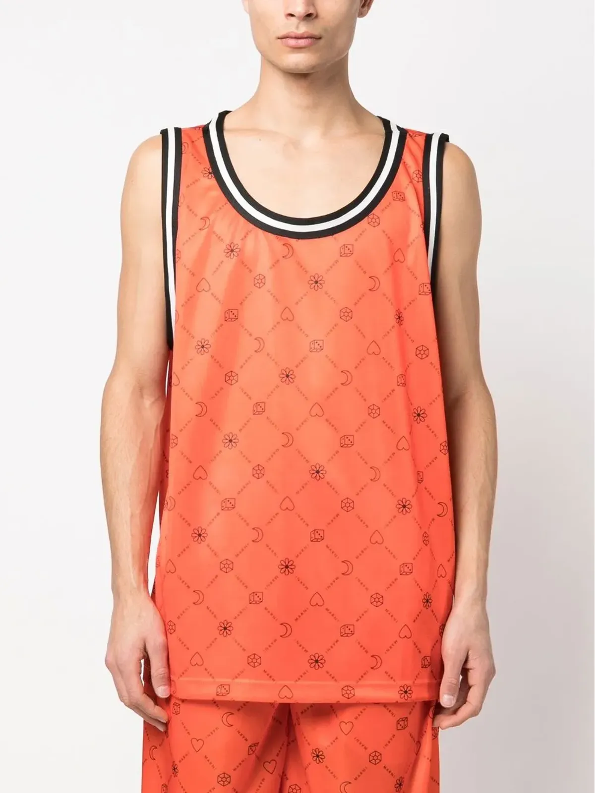 Marni グラフィックプリント ベストトップ - 画像3