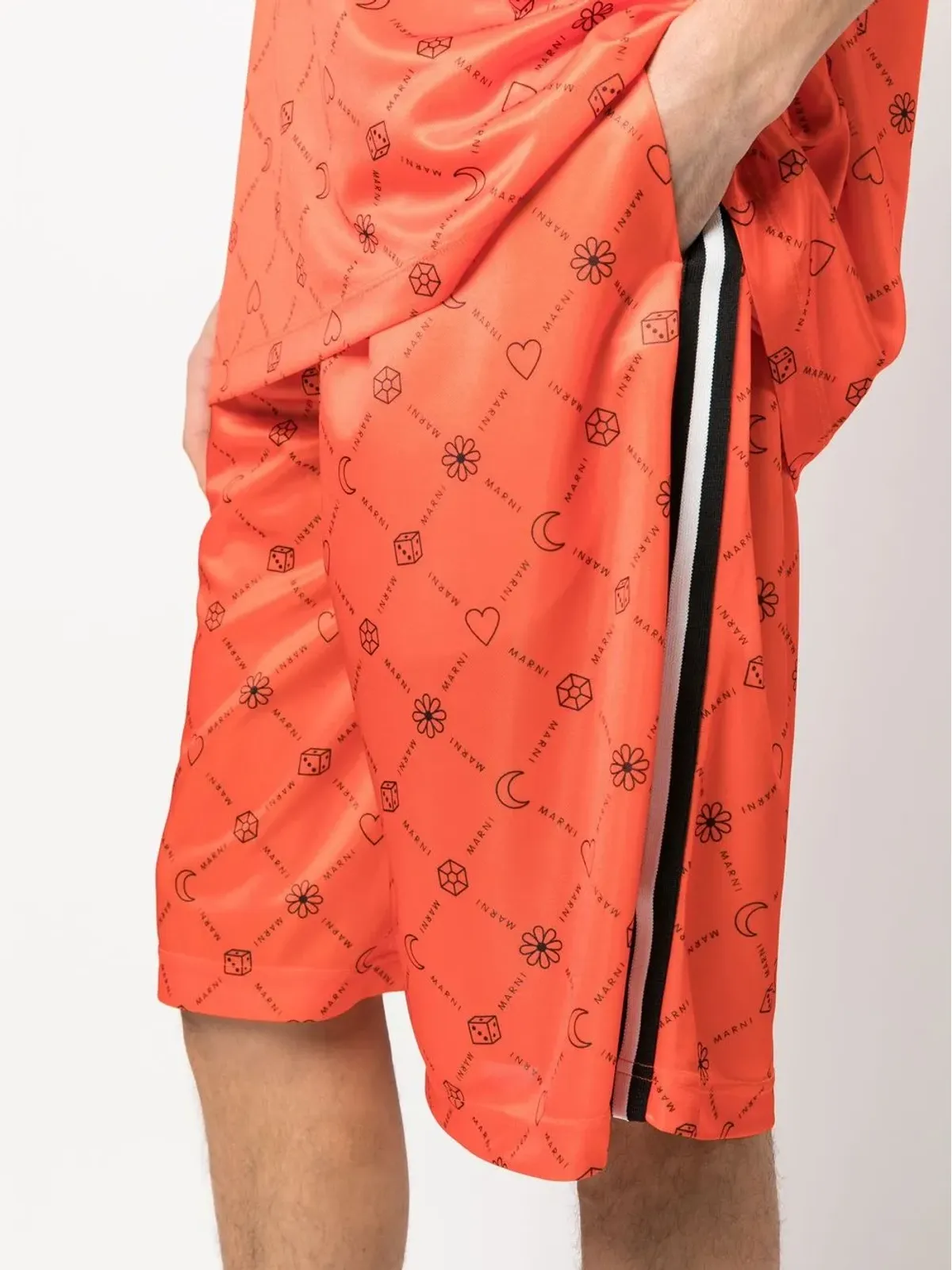 Marni ロゴプリントショーツ - 画像5