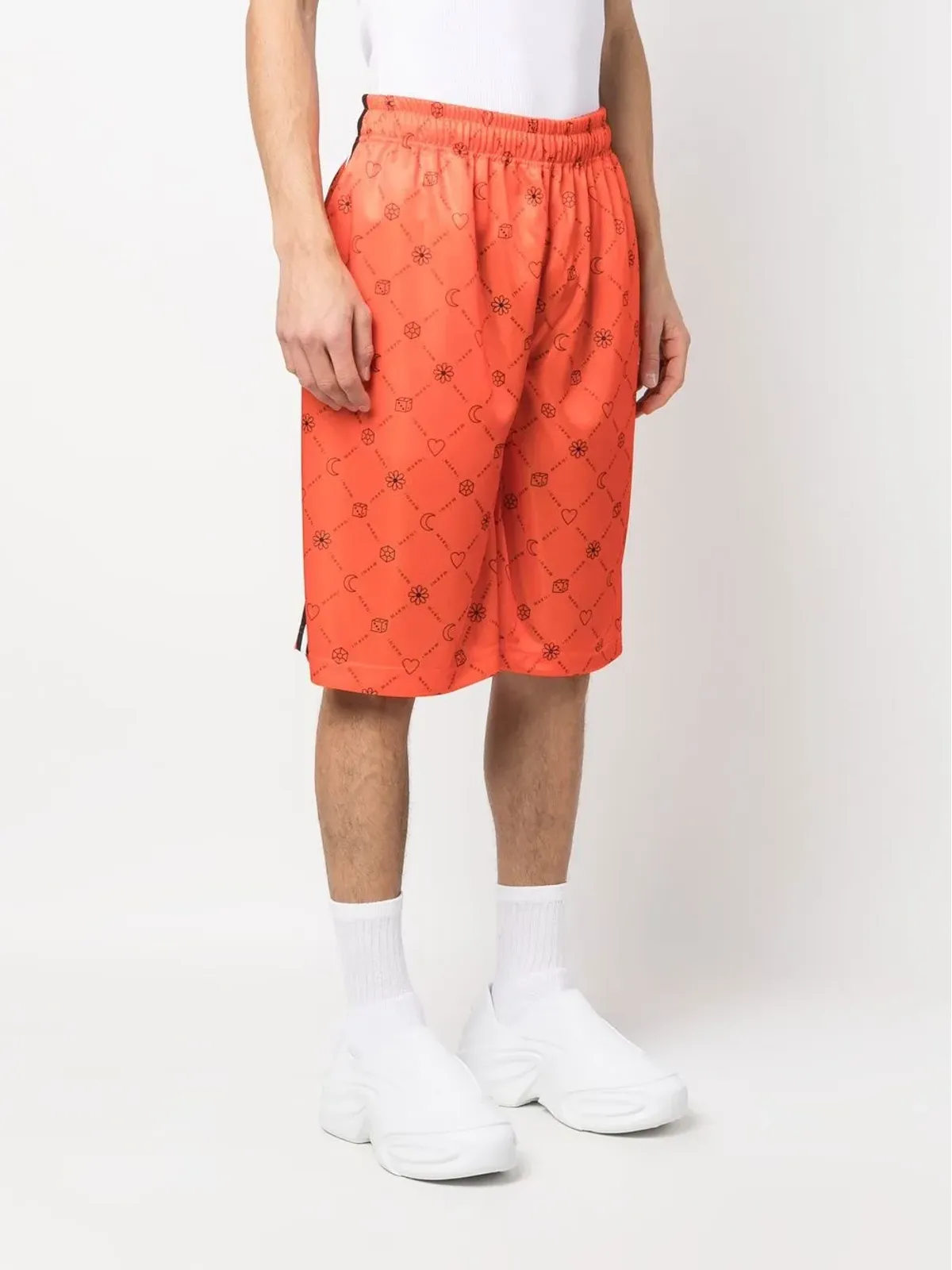 Marni ロゴプリントショーツ - 画像4