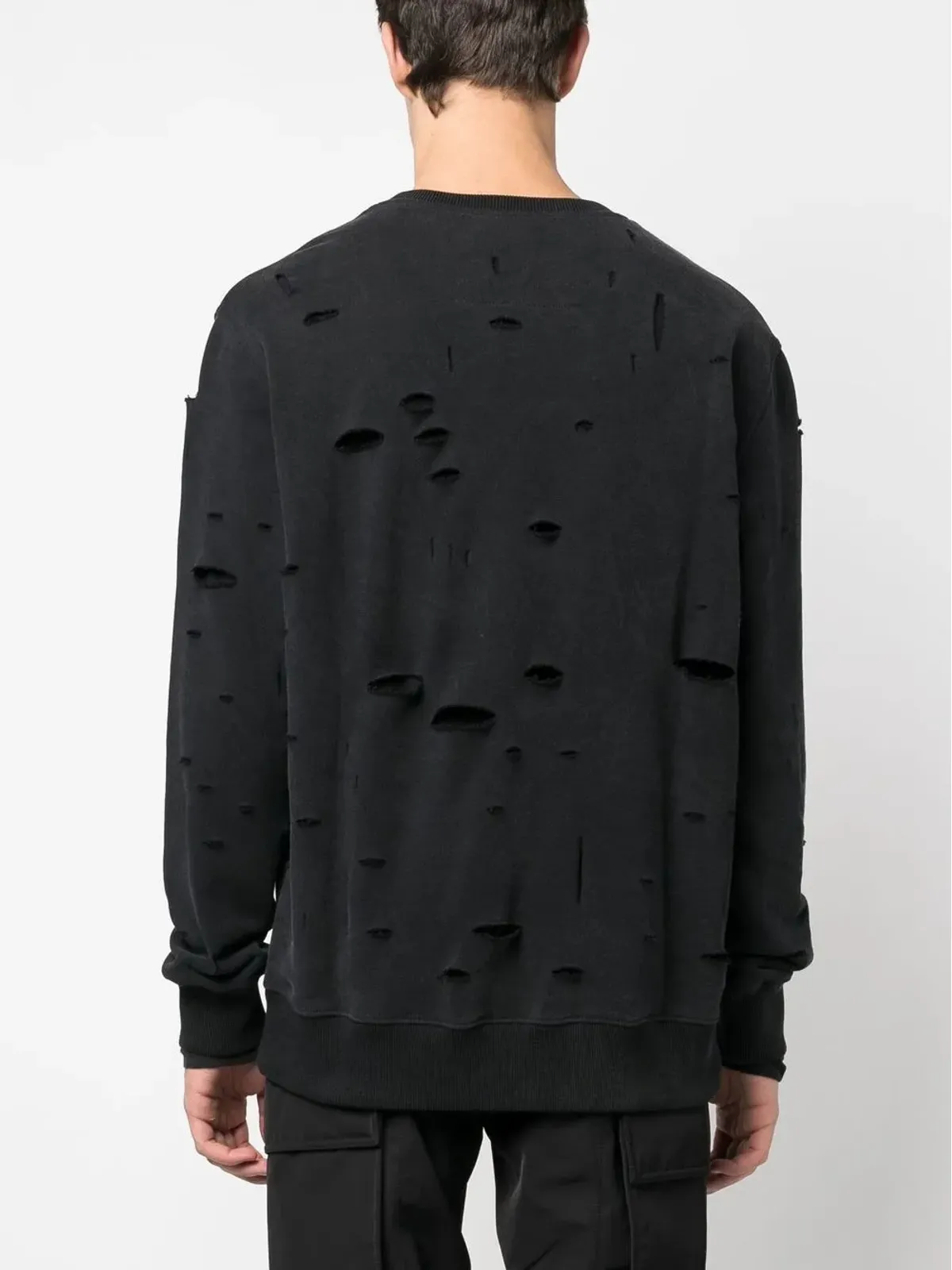 Givenchy ロゴプリント ディストレスド スウェットシャツ - 画像4