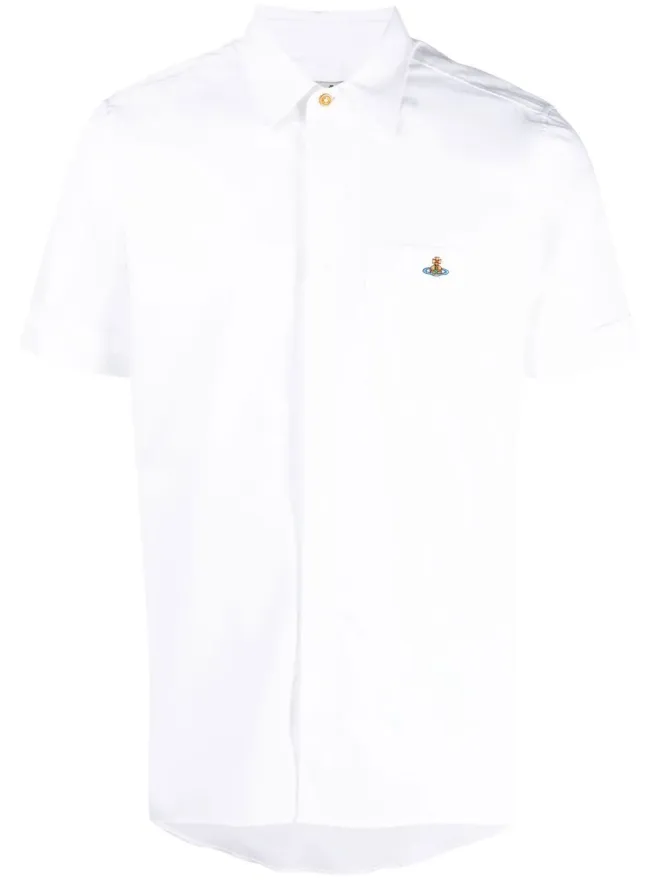 Vivienne Westwood Vivienne Westwood オーガニックコットン半袖シャツ - Whiteの商品画像