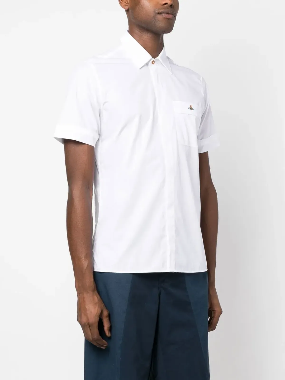 Vivienne Westwood オーガニックコットン半袖シャツ - White - 画像3