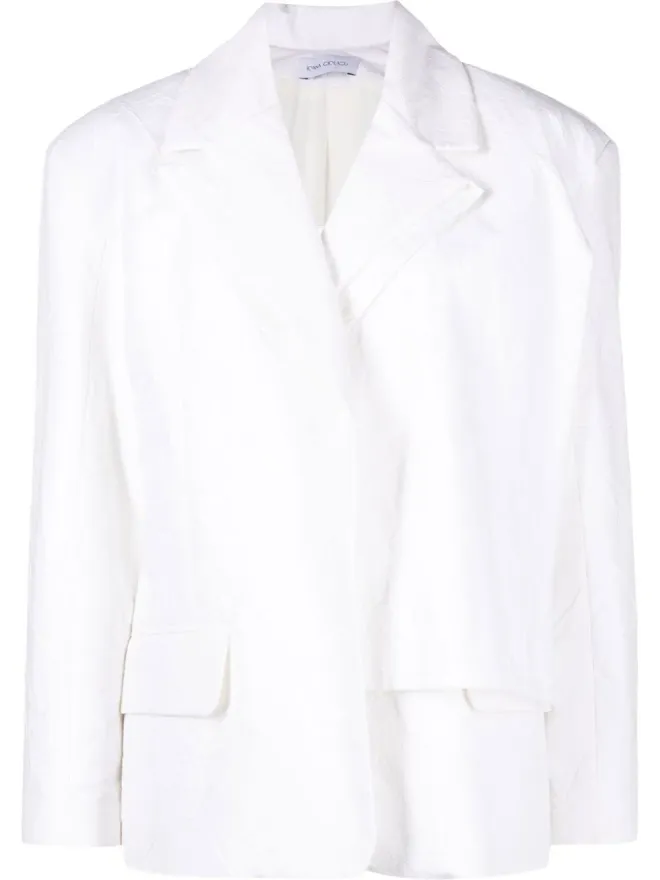 Ioana Ciolacu Ioana Ciolacu デコンストラクテッド ダブルブレスト ブレザーの商品画像