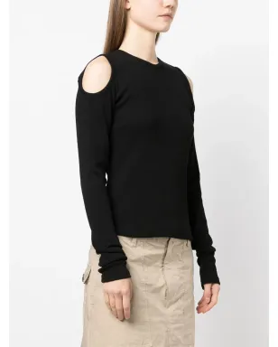 Ioana Ciolacu カットアウト・コールドショルダートップ - サムネイル3