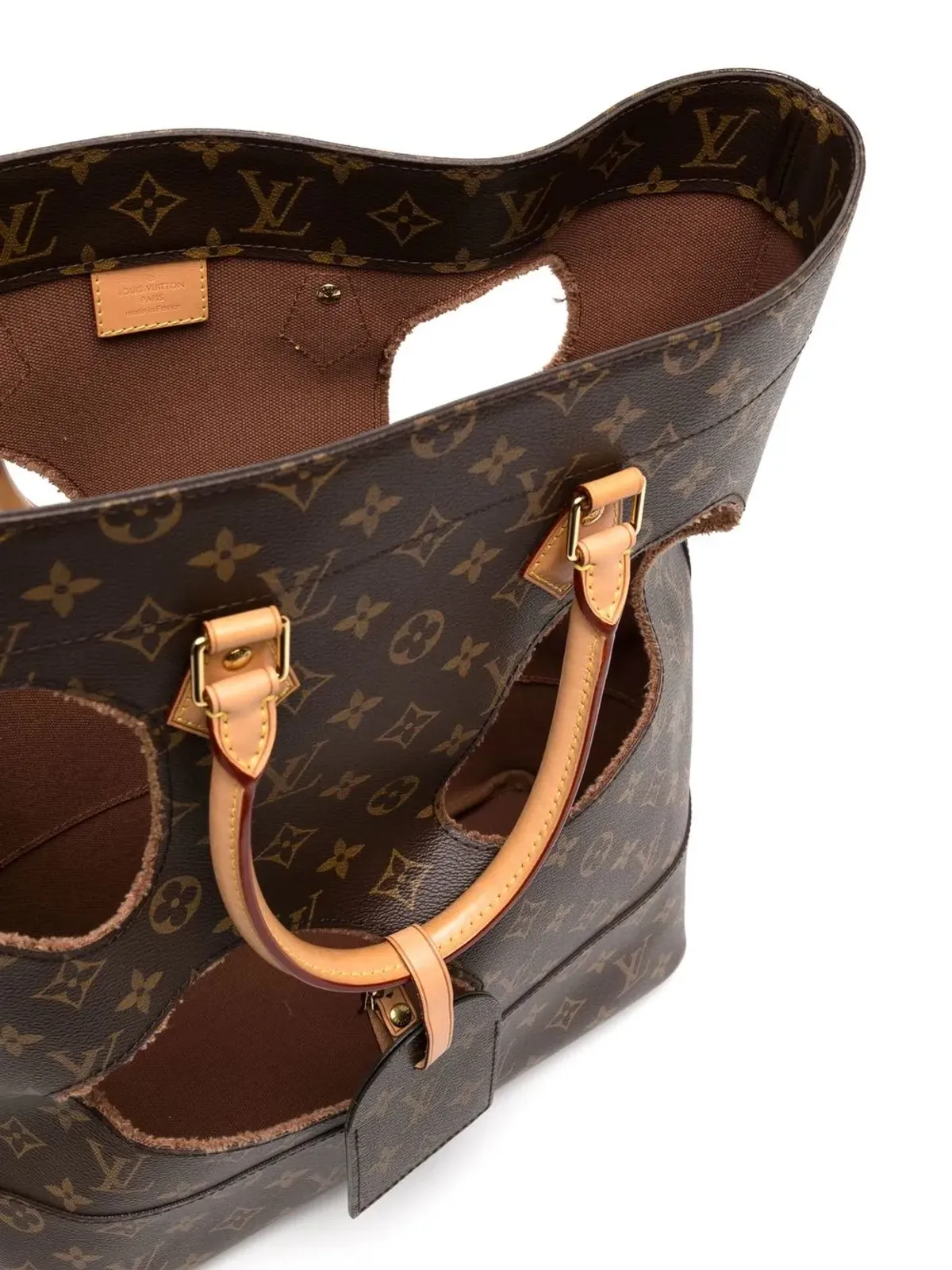 Louis Vuitton Pre-Owned x Comme Des Garçons モノグラム トートバッグ - 画像5