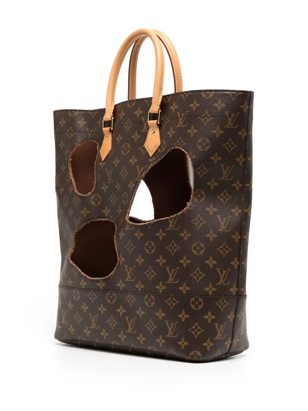 Louis Vuitton Pre-Owned x Comme Des Garçons モノグラム トートバッグ - 画像3