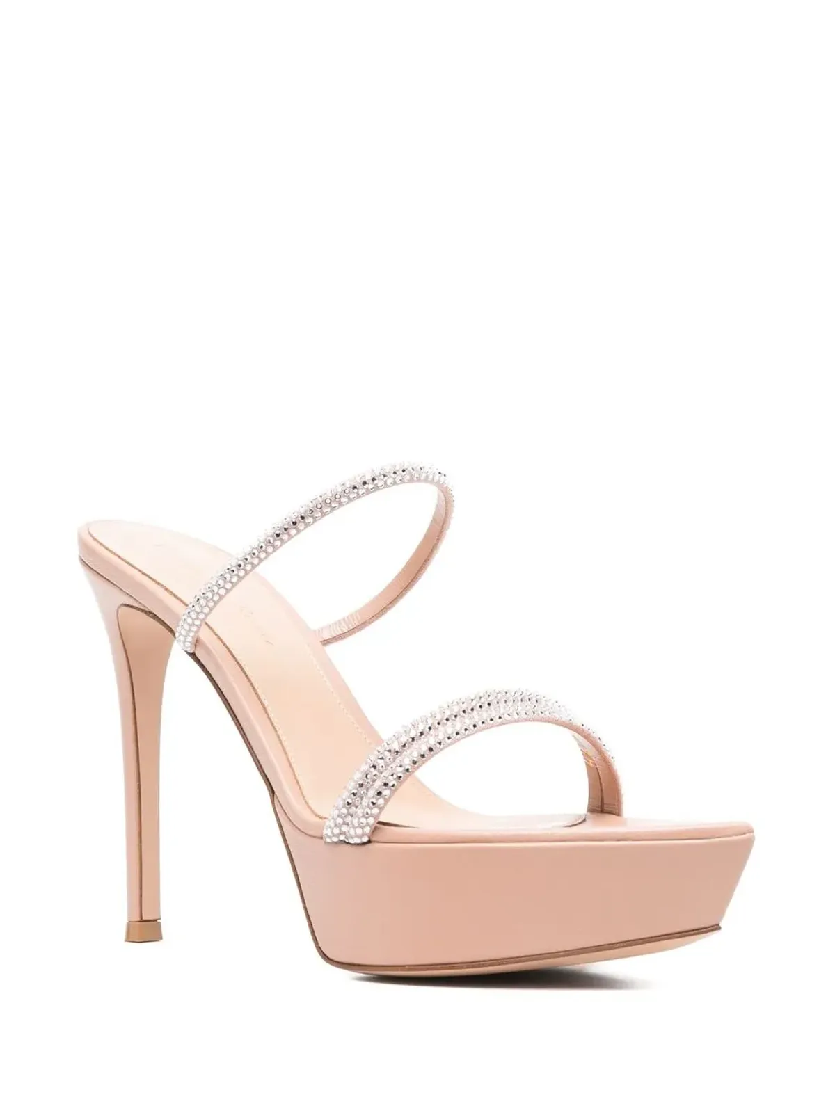 Gianvito Rossi Canne プラットフォーム・スリップオンサンダル - 画像2