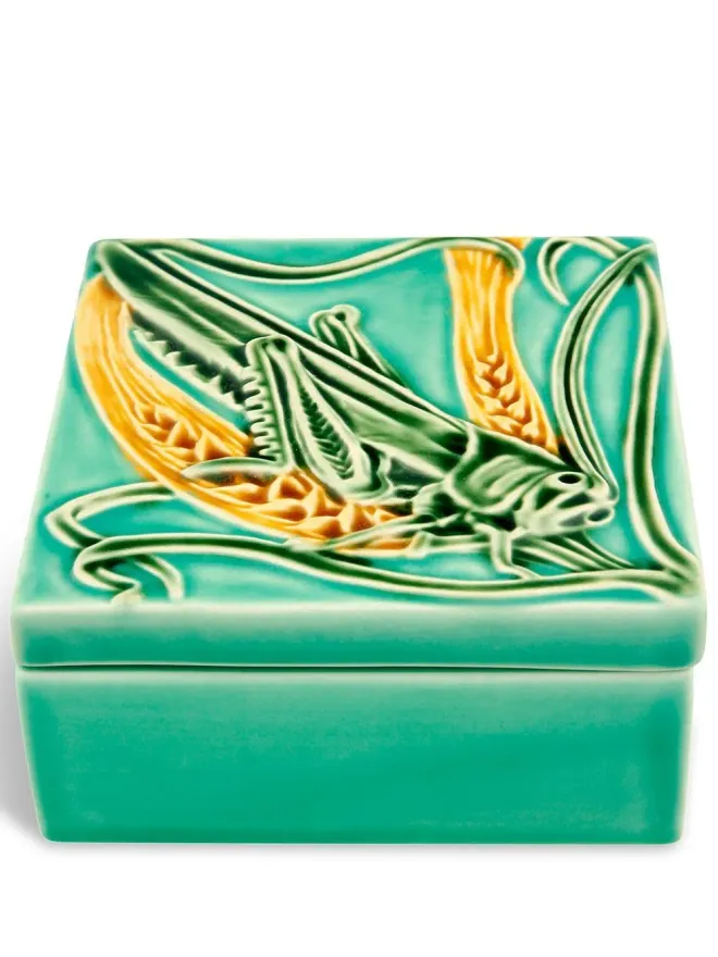 Bordallo Pinheiro Bordallo Pinheiro Azulejo Grasshopper Box - Greenの商品画像