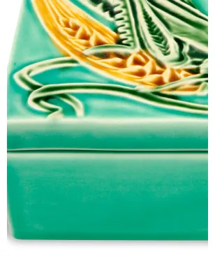 Bordallo Pinheiro Azulejo Grasshopper Box - Green - サムネイル2