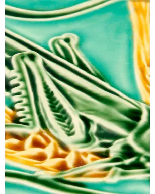 Bordallo Pinheiro Azulejo Grasshopper Box - Green - サムネイル3