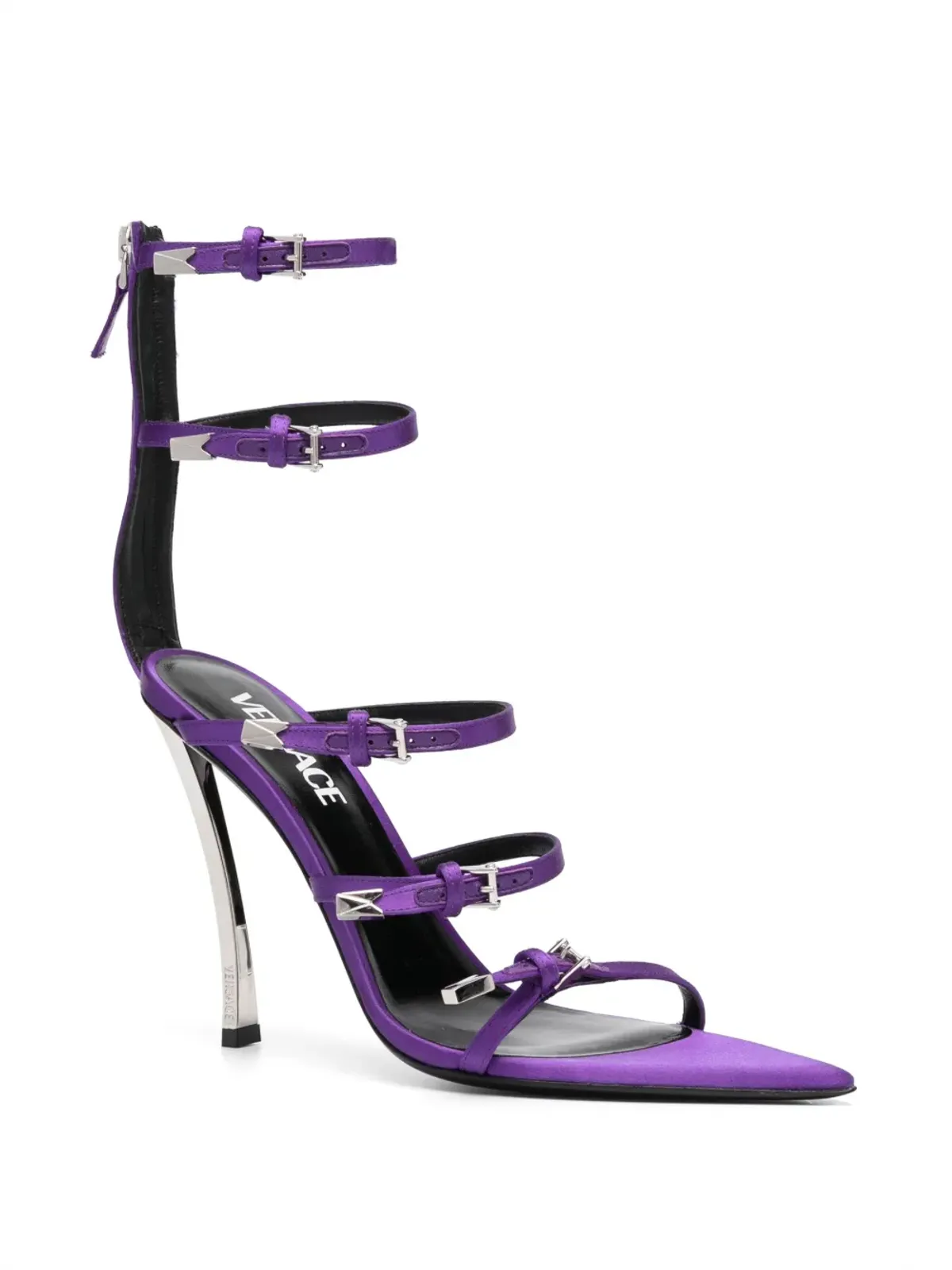 Versace Pin-Point 130mm sandals - Purple - 画像2