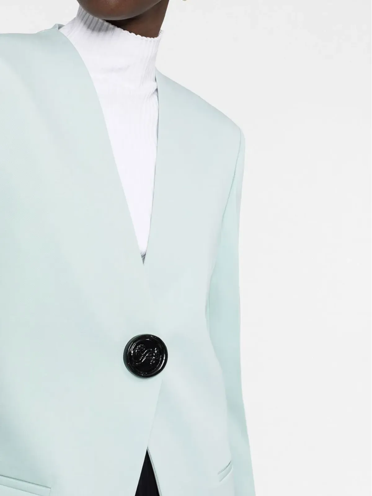 Jil Sander シングルボタン ウールブレザー - グリーン - 画像5