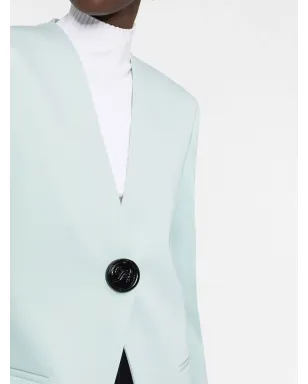 Jil Sander シングルボタン ウールブレザー - グリーン - サムネイル5