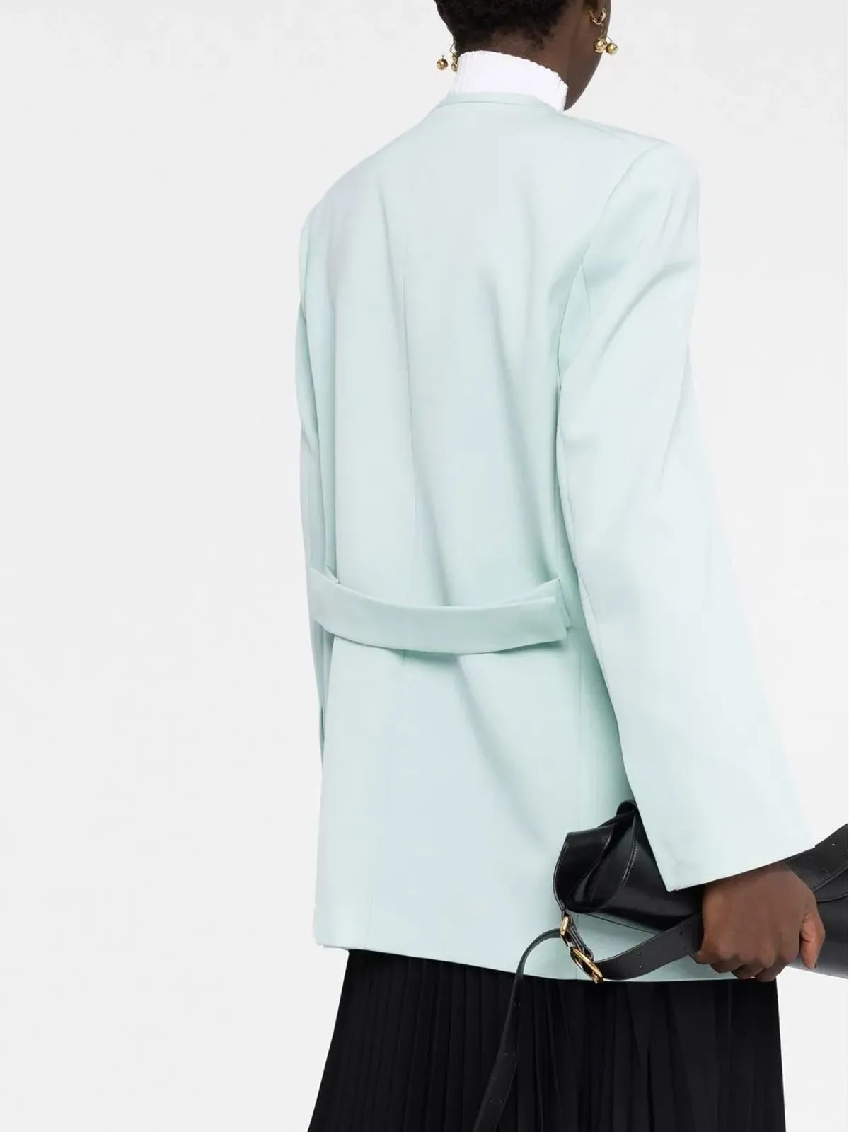 Jil Sander シングルボタン ウールブレザー - グリーン - 画像3