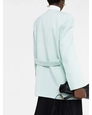 Jil Sander シングルボタン ウールブレザー - グリーン - サムネイル3