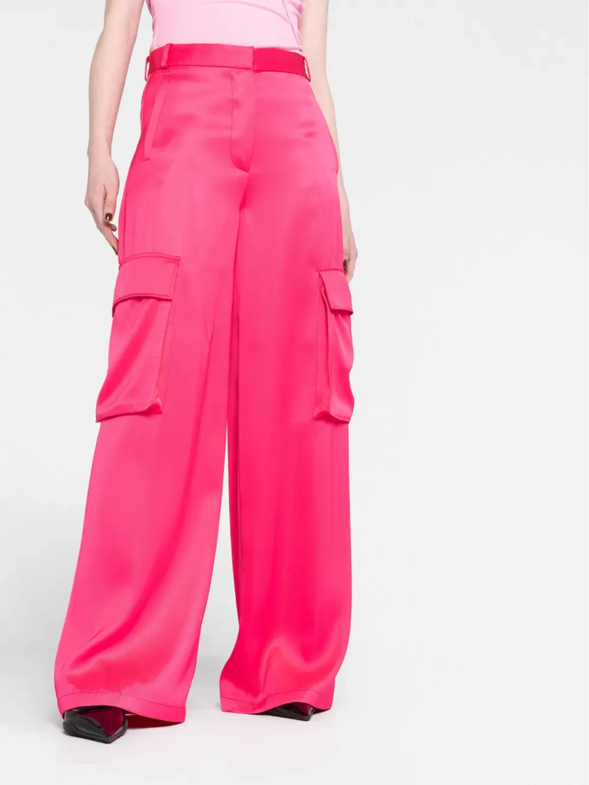Versace ワイドレッグカーゴパンツ - 画像5