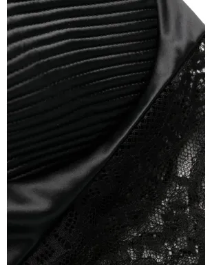 Versace グレカ-detail レース ブラレット - ブラック - サムネイル3