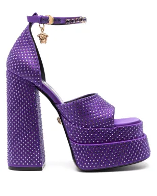Versace メデュス アエビタス プラットフォームサンダル - Purple - サムネイル1