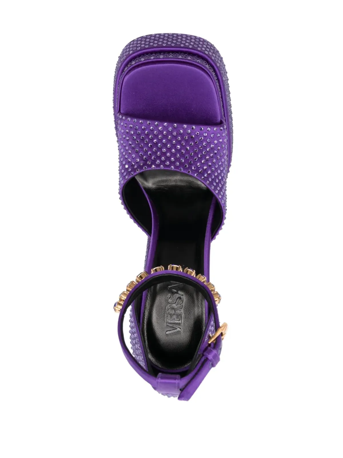 Versace メデュス アエビタス プラットフォームサンダル - Purple - 画像4