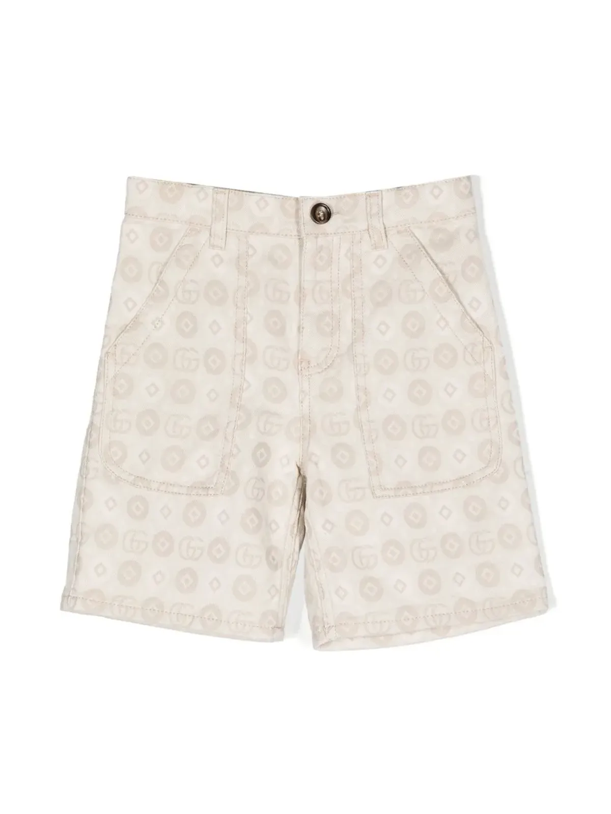 Gucci Kids ダブルGジャカードショーツ - 画像1
