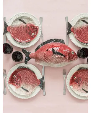 Bordallo Pinheiro 魚モチーフのグレーズドプレート - サムネイル4