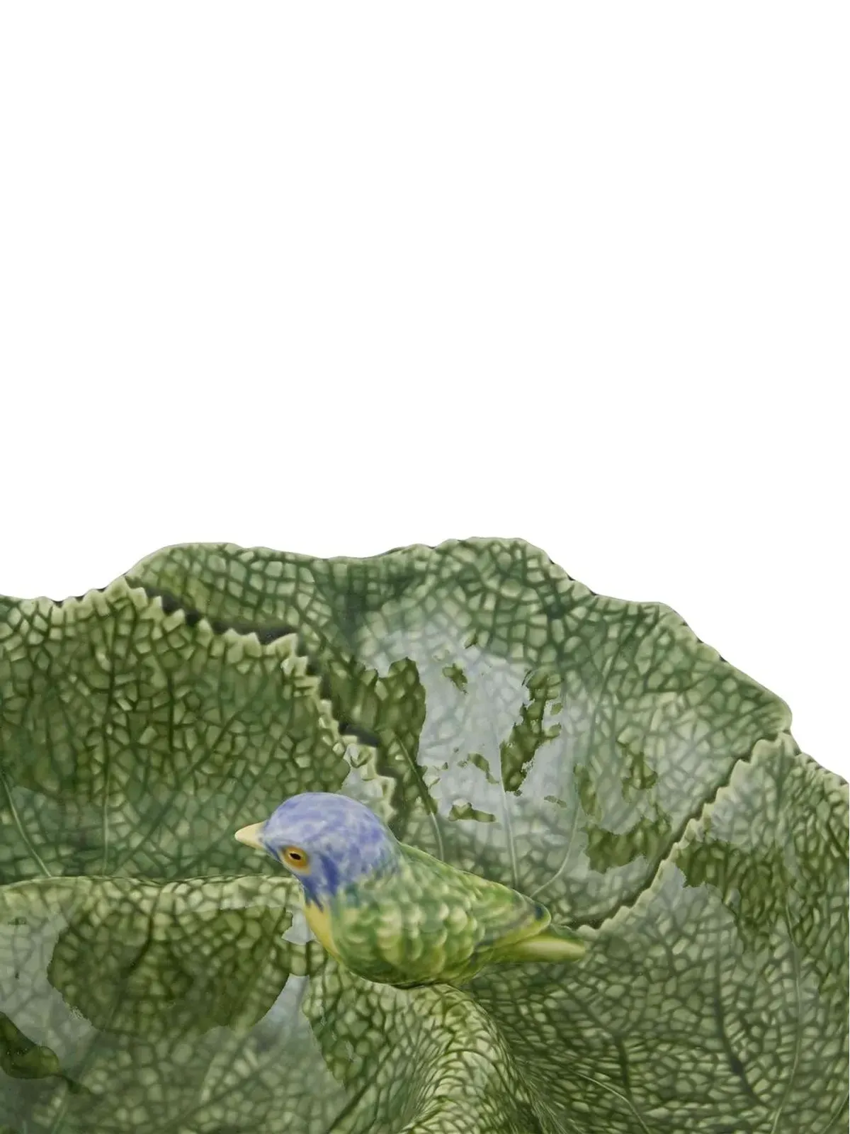 Bordallo Pinheiro Cinerária glazed appetizer plate - Green - 画像3