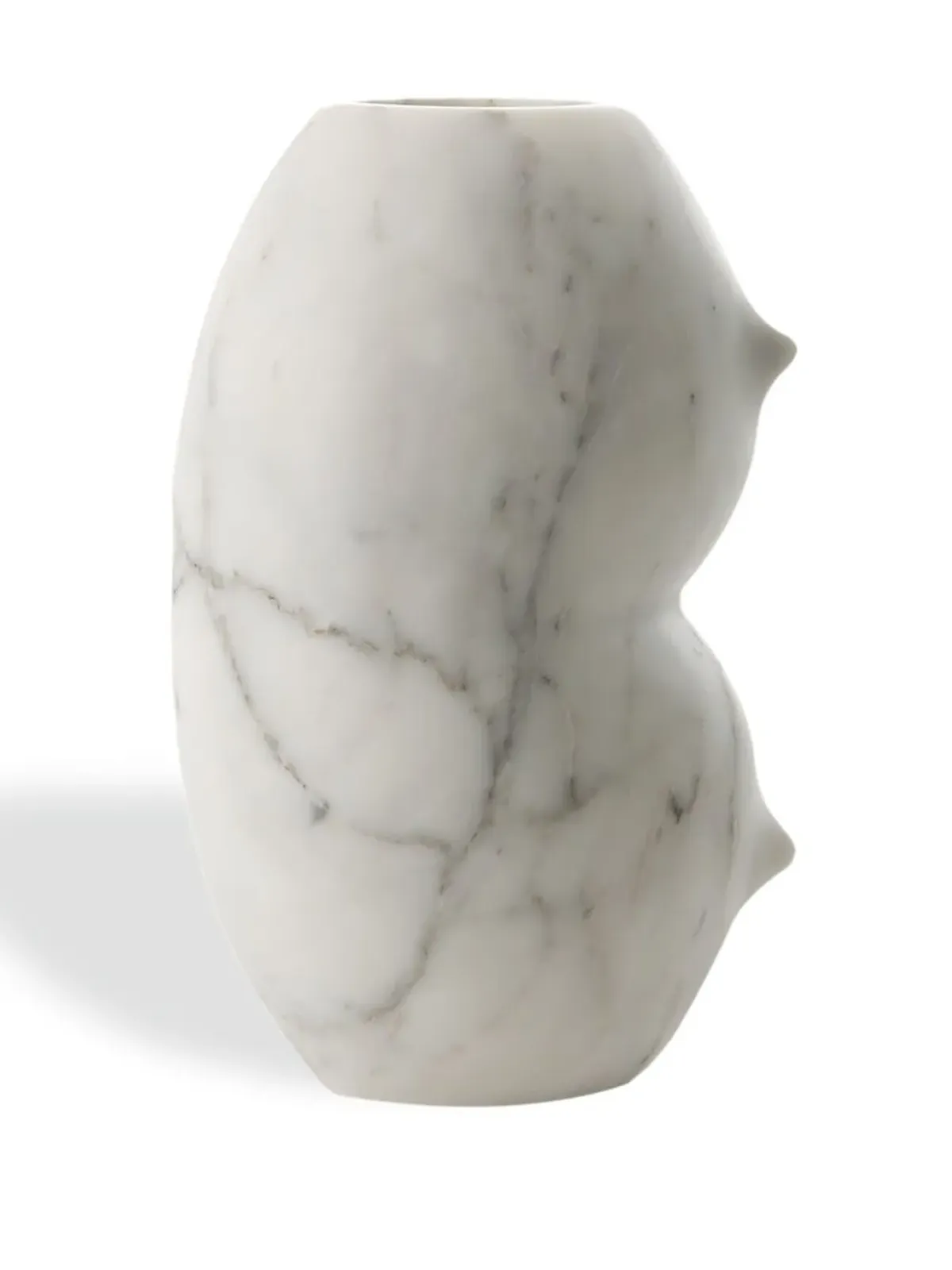 Bloc Studios Clelia Sculpted Marble Vase - 画像2
