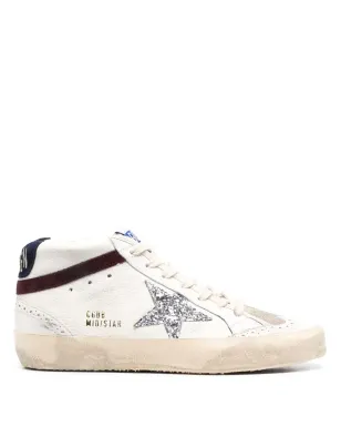 Golden Goose ミッドスター レザー スニーカー - White - サムネイル1