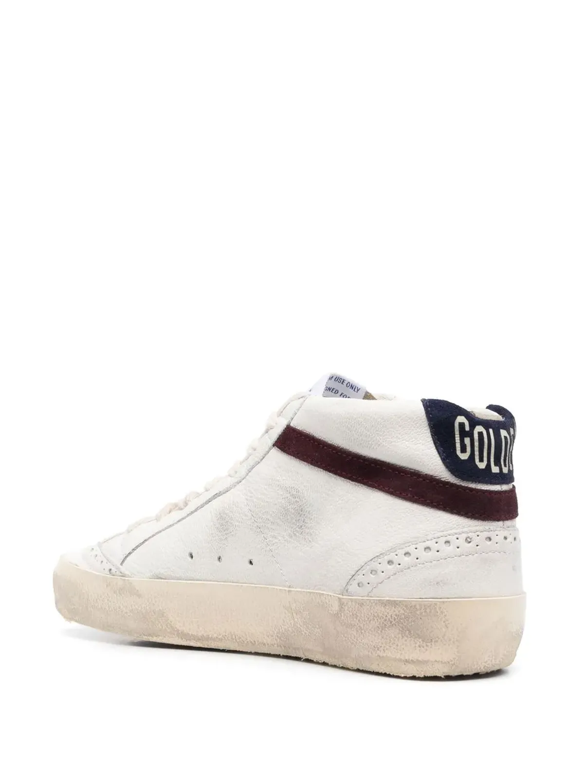 Golden Goose ミッドスター レザー スニーカー - White - 画像3