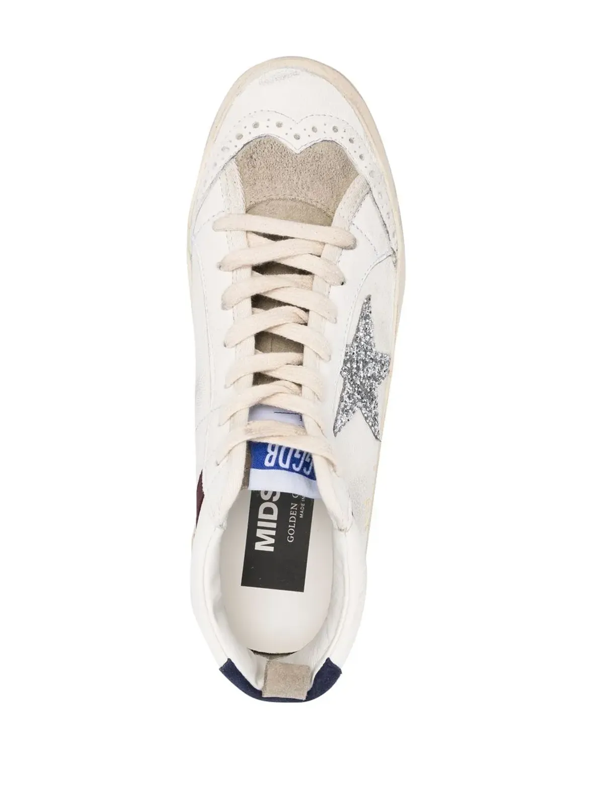 Golden Goose ミッドスター レザー スニーカー - White - 画像4
