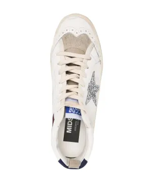 Golden Goose ミッドスター レザー スニーカー - White - サムネイル4